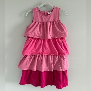 Hanna Andersson Pink Tiered Dress